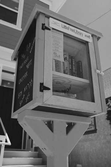 Découvrez la boîte à livre à notre restaurant